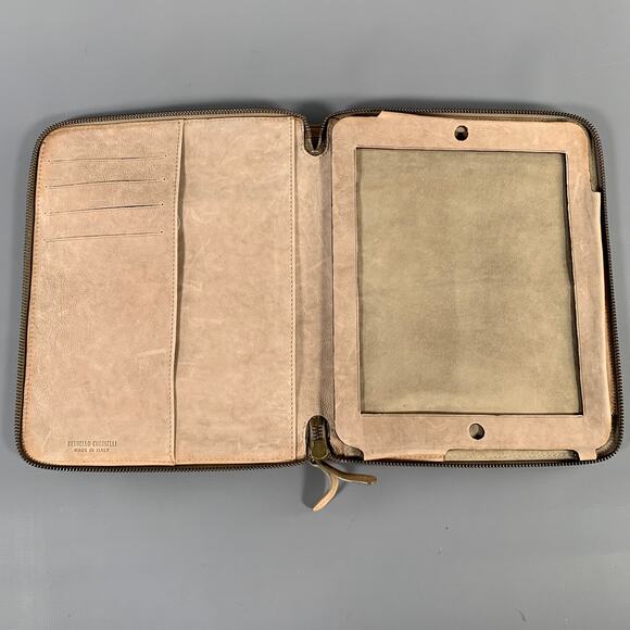 BRUNELLO CUCINELLI Taupe Leather iPad Case Leather Goods - Picture 6 of 7